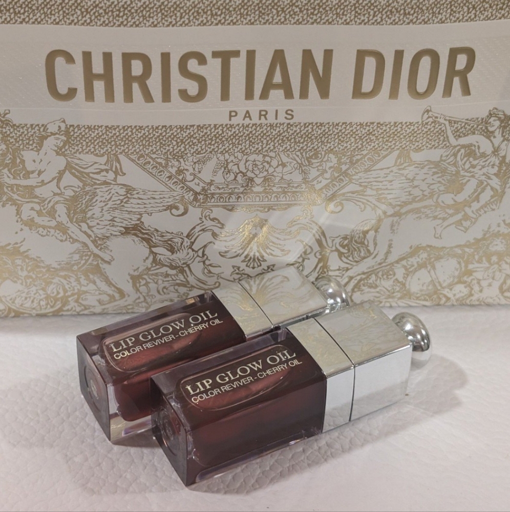 Dior Lip Glow Oil Bundle × 2 Bronzed Glow - 062 NWOB